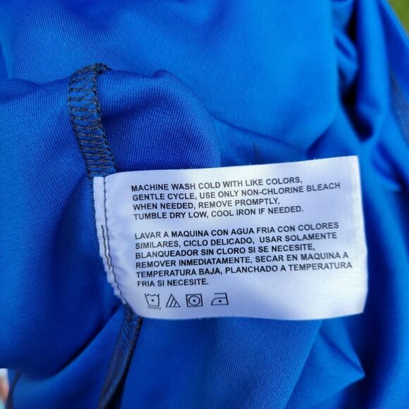 Reebok ZeroXposur Men's Athletic Blue Crew neck Pullover  Short sleeve Shirt 2XL - Picture 5 of 8